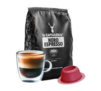 Café NERO, extra fuerte (80 Capsulas) compatibles con Bialetti - (La Capsuleria)