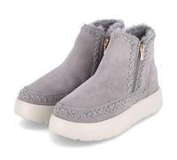 Cafè Noir C1DZ6012N006390 Tronchetto con DOPPIA CERNIERA IN PELLESCAMOSCIATA Grigio 39