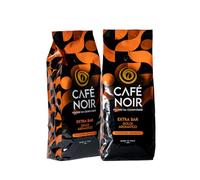 Café Noir - Extra Bar. Café en Grano Artesanal Italiano 2 kg, Espresso Suave y Aromático