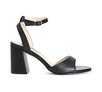 Cafe Noir - SANDALIA DE PIEL CON CORTE EN EL TOBILLO - C1XV4113, Negro , 37 EU