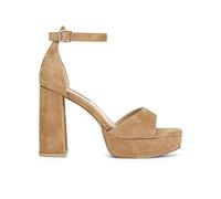 Cafe Noir - Sandalia de piel de gamuza con parche - C1XV6122, cuero, 39 EU