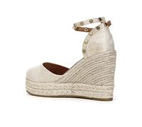 Cafe Noir - SANDALIAS DE TELA CON Tachuelas en cuña - C1XA9901, Rosa, 41 EU