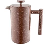 Café Olé Cafetera, Acero Inoxidable, Prensa Francesa, 350ml, Acabada de Granito Rojo, CFD-03RG