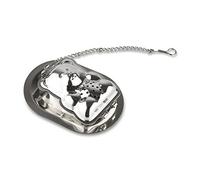 Café Olé Infusor de Bolas de Malla con Forma de corazón, Acero Inoxidable, Metalizado, 7 x 4.5 x 2.5 cm