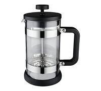 Café Olé Moderno 1000 ml Cafetería Prensa francesa Cafetera, 8 tazas, Negro/Plata