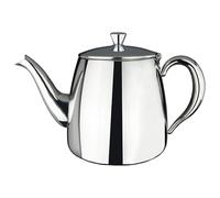 Café Olé Premium Tetera 1990 ml, para 10 personas, acero inoxidable, diseño clásico con acabado espejo, pico vertedor perfecto