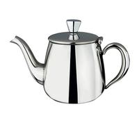 Café Olé Premium Tetera 370 ml, para 1 persona, acero inoxidable, diseño clásico con acabado espejo, pico vertedor perfecto