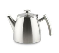 Café Ole, Tetera de Acero Inoxidable, Satin Finish, 13 x 12.5 x 12 cm