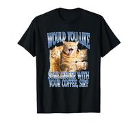 Café Orange Cat Ginger, señor Camiseta