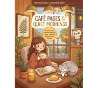 CAFÉ PAGES & QUIET MORNINGS: A Cozy Girl's Coloring Book of Lattes, Libraries & Rainy-Day Reads