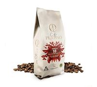 Café Platino - Café en Grano Natural 1Kg Colombia Supremo Tostado Malla 18-100% Arábica - Selección Gourmet Certificada por la Federación Nacional de Cafeteros de Colombia