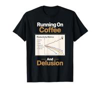 Cafe Productividad Humor Diseno Divertido Camiseta