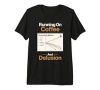 Cafe Productividad Humor Diseno Divertido Camiseta Premium