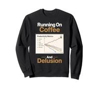 Cafe Productividad Humor Diseno Divertido Sudadera