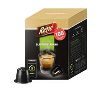 Café René | Big Pack Espresso Classico Italiano - 100 cápsulas para Nespresso®