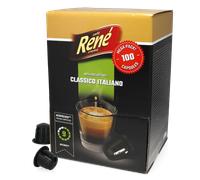 Café René | Classico Italiano - 100 cápsulas para Nespresso®
