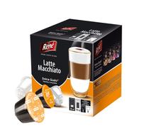Café René | Latte Macchiato - 16 cápsulas para Dolce Gusto