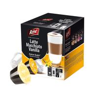 Café René | Vanilla Latte Macchiato - 16 cápsulas para Dolce Gusto