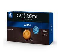 Café Royal 50 cápsulas Nespresso Lungo para máquina de café Nespresso Business, intensidad 4/10, con certificación UTZ