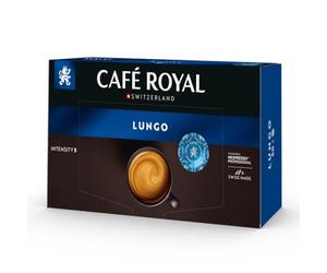 Café Royal 50 cápsulas Nespresso Lungo para máquina de café Nespresso Business, intensidad 4/10, con certificación UTZ