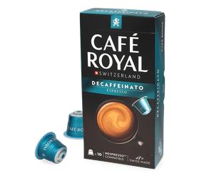 Café Royal | Espresso Decaffeinato - 10 cápsulas para Nespresso®