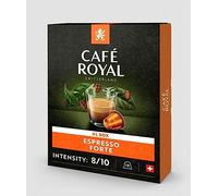 Café Royal Espresso Forte - Cápsulas de café para Nespresso Swiss Original, paquete de 18