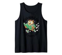 Café Running On Plot Twists Iced Owl Reader Camiseta sin Mangas