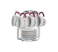 CAFE SET 6 GRES METAL 20X20X21 180 ML, COSTA
