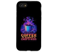 Café Siempre Un Beso del Chef Meme Carcasa para iPhone SE (2020) / 7/8