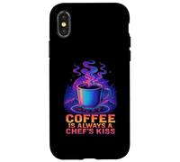 Café Siempre Un Beso del Chef Meme Carcasa para iPhone X/XS