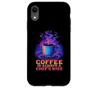 Café Siempre Un Beso del Chef Meme Carcasa para iPhone XR