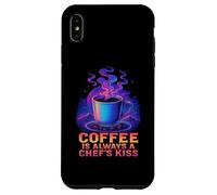 Café Siempre Un Beso del Chef Meme Carcasa para iPhone XS MAX