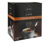 Cafe soluble, Listo al Instante. Descafeinado y Natural Aroma Fresco y Envolvente (RIOBA café soluble natural 1Kg)