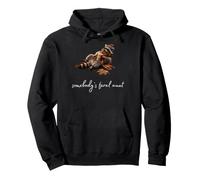 Café Somebody's Feral Aunt Retro Raccoon Pumpkin Spice Sudadera con Capucha