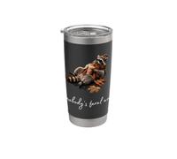 Café Somebody's Feral Aunt Retro Raccoon Pumpkin Spice Vaso térmico de acero inoxidable de doble pared