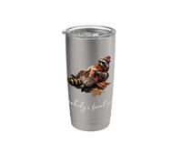 Café Somebody's Feral Aunt Retro Raccoon Pumpkin Spice Vaso térmico de acero inoxidable de doble pared