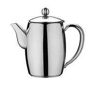 Café Stal BC-035 Café Stål Bellux Collection Premium - Cafetera (1035 ml, tamaño 4 5 tazas, acabado pulido espejo, diseño de acero inoxidable 18/10, mango resistente al calor, boquilla de argón