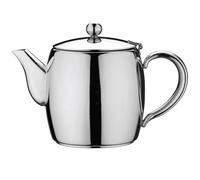 Café Stal BT-060 Café Stål Bellux Collection Deluxe Tea Pot 65 oz (1774 ml) 7 8 tazas hojas sueltas y té de té, acero inoxidable 18/10, pulido con espejo, asas resistentes al calor, boquilla de argón