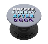 Café Sunday Afternoon café Domingo por la Tarde y Pastel PopSockets PopGrip Adhesivo
