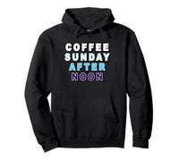 Café Sunday Afternoon café Domingo por la Tarde y Pastel Sudadera con Capucha