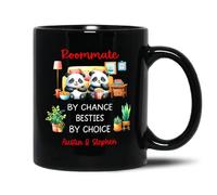 Café Taza Compañero De Cuarto Por Casualidad, Mejores Amigos Por Elección Taza Desayuno Personalizada Tazas Café Clásico Regalo Tazas Para Compañeros Ingenieros Aniversario 330 Ml