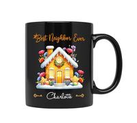 Café Taza El Mejor Vecino Del Mundo Taza Desayuno Personalizada Tazas Personalizada Clásico Regalo Tazas Para Aniversario Compañeros Maestras 330 ML