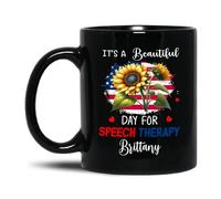 Café Taza Es Un Hermoso Día Para La Terapia Del Habla Taza Desayuno Personalizada Regalo Tazas Premium Tazas Café Para Pareja Profesoras Todas Las Ocasiones 330 Ml