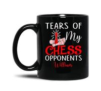Café Taza Lágrimas De Mis Oponentes De Ajedrez Taza Desayuno Divertido Tazas Personalizada Personalizada Regalo Tazas Para Parejas Oficina Ingenieros 330 ML