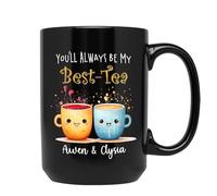 Café Taza Siempre Serás Mi Mejor Amiga - Té Negro Taza Desayuno Divertido Tazas Cafés De Cerámica Clásico Tazas Café Para Cumpleaños Compañeros Todas Las Ocasiones 330 ML