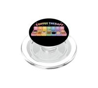Café Terapia Lindo Amante Kawaii Humor Arte Anti Depresivo PopSockets PopGrip para MagSafe