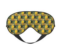 Cafe Terrace at Night Printing Soft Dual Use Sleep Blocks Light Efficiently Blackout Eye Mask for Sleeping