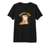 Café Tiempo Ratón Naturaleza Mamífero Camiseta Premium