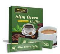 Café Verde Slim Con Ganoderma - 180 G De Café Instantáneo Para El Control De Peso, Mezcla Natural Adelgazante Con Hongo Reishi, Suplemento Dietético