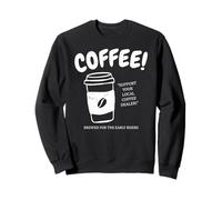 ¡Café Vintage! Apoya a tu Distribuidor de café Local Barista Sudadera